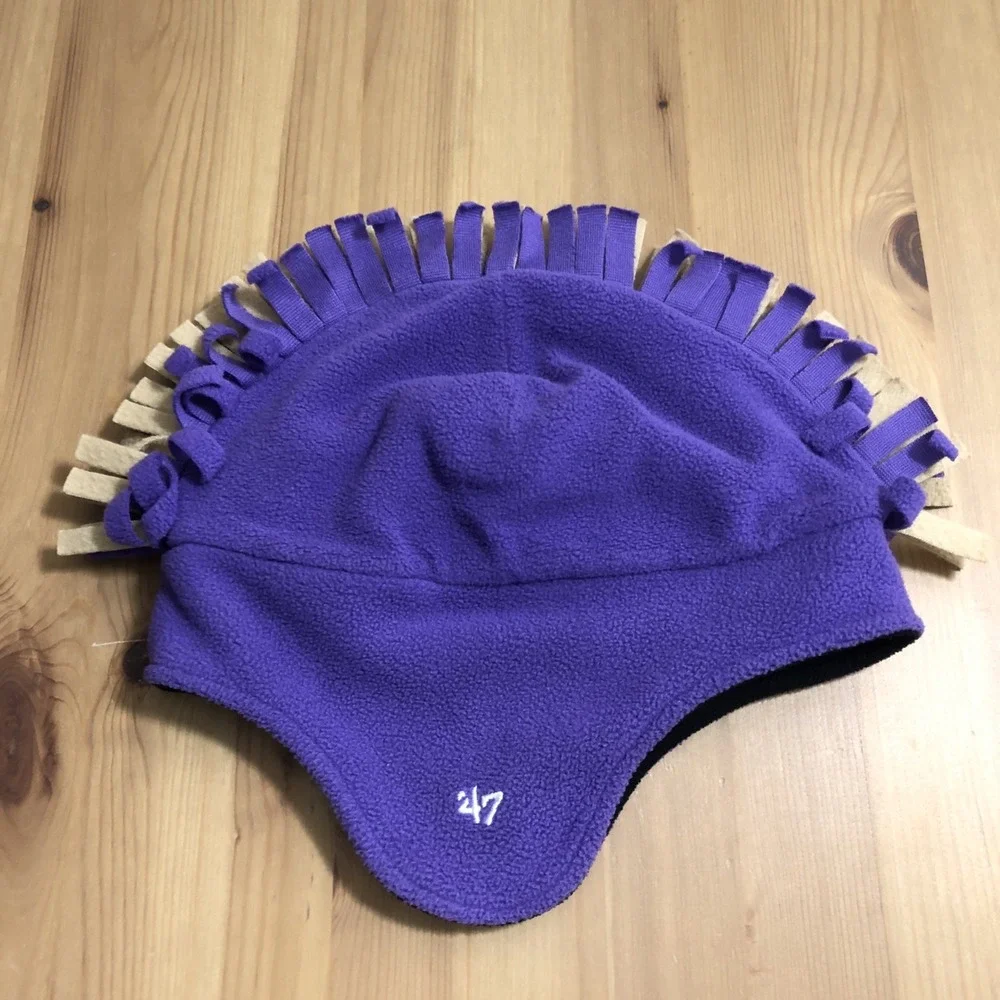 '47 Brand Baltimore Ravens Tomahawk Knit Beanie Youth Purple NFL Football